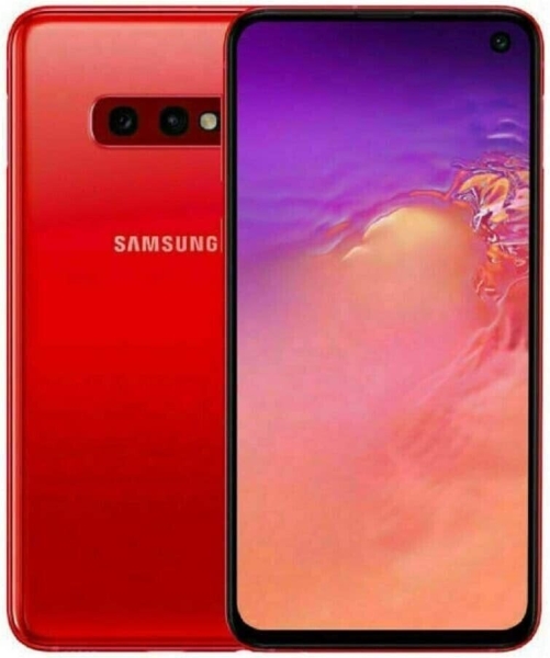 Neu Samsung Galaxy S10e SM-G970F DUAL SIM 128GB Prisma rot entsperrt Smartphone UK