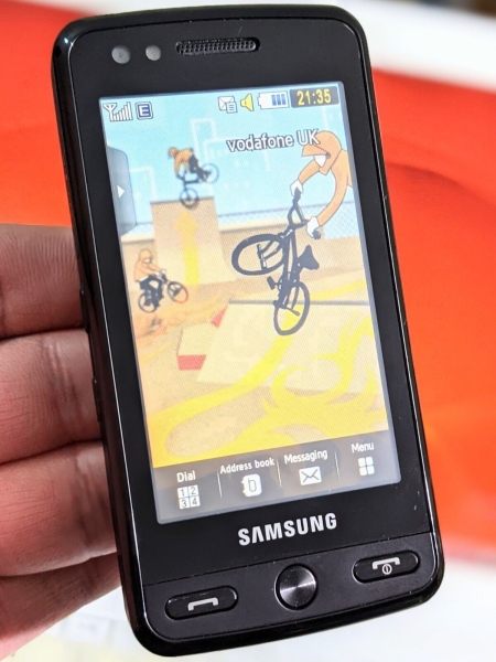Samsung M8800 Pixon (entsperrt) 3G Smartphone makelloser Zustand mit Ladegerät