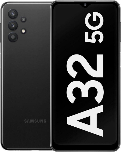 Samsung Galaxy A32 5G 128GB SM-A326B/DS Android Black Smartphone – Hervorragend