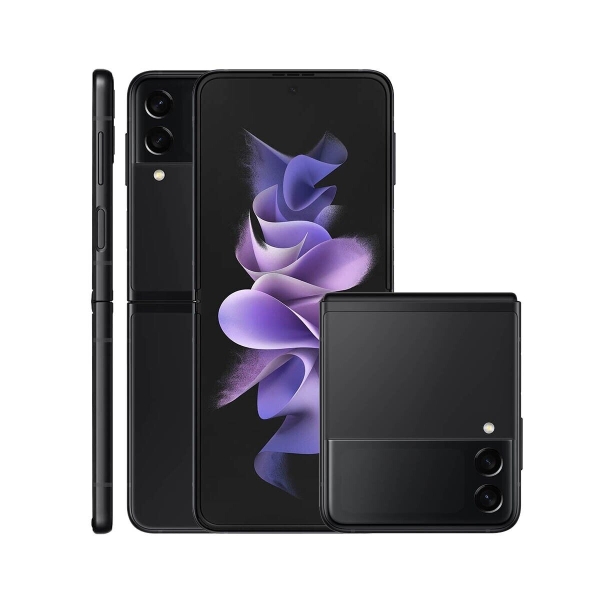Samsung klappbares Smartphone Galaxy Z Flip3 5G 256GB 5G 1,9″“ & 6,7″“ Display schwarz