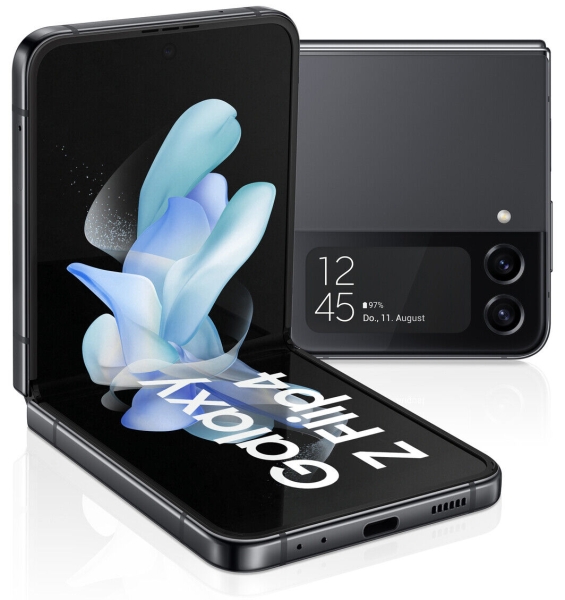 Samsung Galaxy Z Flip4 5G 256GB 6,7 Zoll OLED F721B Handy Smartphone 8GB grau