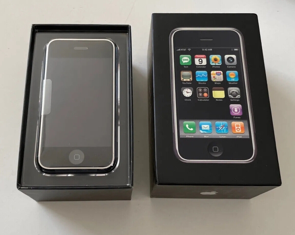 Alter Lagerbestand Apple iPhone 2g 8GB 1. Generation Sammler Stück 13 Symbol – AT&T Box