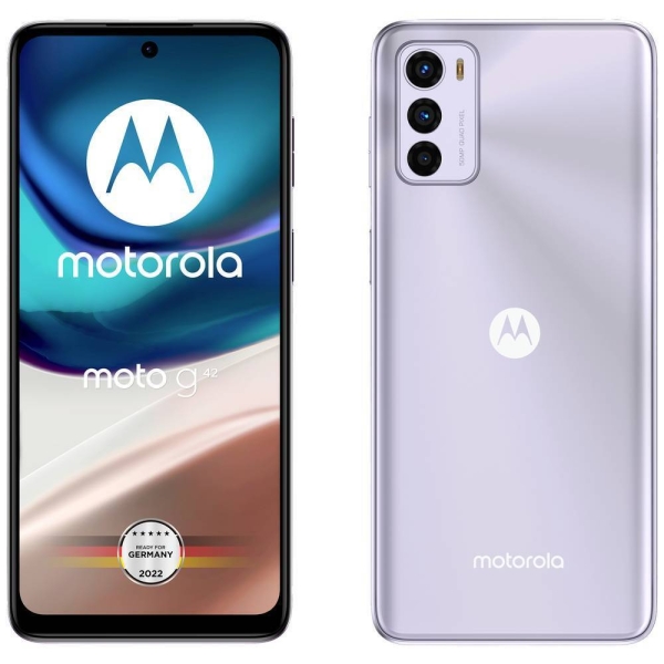 Motorola moto G42 Smartphone 64 GB 16.3 cm (6.43 Zoll) Metallic, Rose Android™