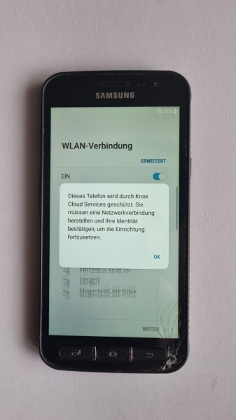 Samsung  Galaxy XCover 4 – 16GB – Schwarz (Ohne Simlock) Smartphone