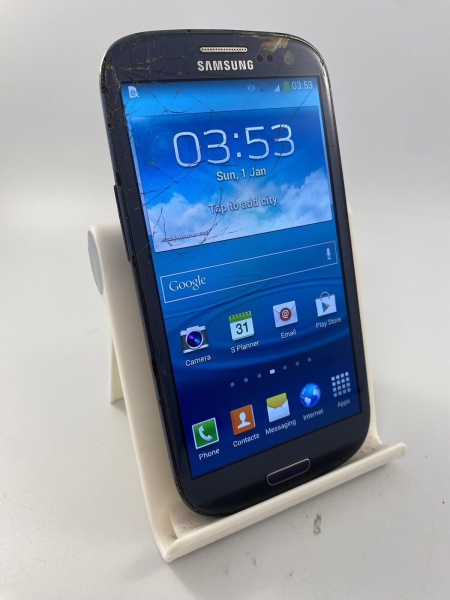Samsung Galaxy S3 GT-19300 blau EE Network 16GB 4,8″ Android Smartphone rissig