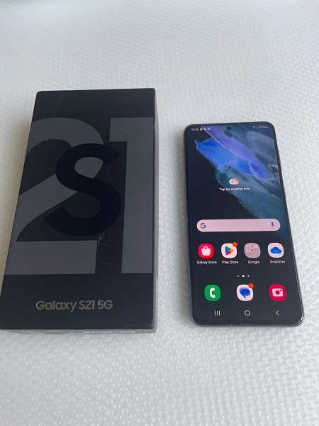Samsung Galaxy S21 5G 128GB grau entsperrt Smartphone