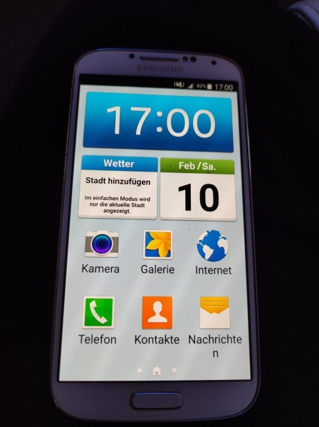 Samsung  Galaxy S4 GT-I9507 – 16GB – White Frost (Ohne Simlock) Smartphone