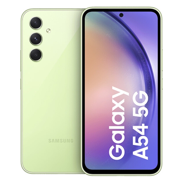 Samsung Galaxy A54 5G SM-A546E/DS 128GB Dual Sim Handy Smartphone Awesome Lime