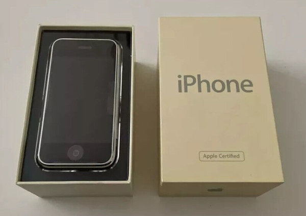 Alter Lagerbestand Apple iPhone 2g 8GB 1. Generation seltenes Sammlerstück – 2007