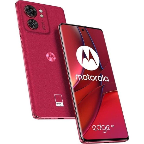 Motorola XT2303-2 Moto Edge 40 5G Smartphone 256GB 8GB RAM viva magenta 4400mAh