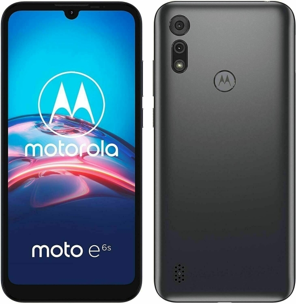 Motorola Moto E6s – 32GB 4G LTE entsperrt Dual SIM Android Smartphone Meteorgrau