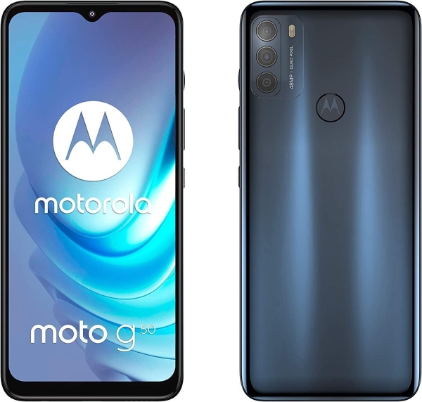 Motorola Moto G50 5G 64GB entsperrt Dual SIM Android Smartphone Stahlgrau verpackt