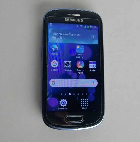 Handy / Smartphone: Samsung  Galaxy S3 mini – 8GB
