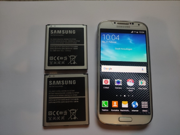 Samsung  Galaxy S4 GT-I9505 – 16GB – White Frost (Ohne Simlock) Smartphone