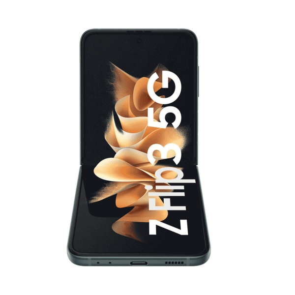 Samsung Galaxy Z Flip3 5G Dual-SIM Smartphone 256GB Phantom Green – Wie Neu