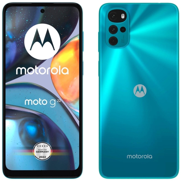 Motorola Moto G22 64GB Blau NEU Dual SIM 6,5″ Android Handy Smartphone OVP