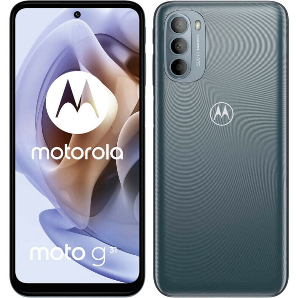 Motorola Moto G31 64GB Grau NEU Dual SIM 6,4″ Android Handy Smartphone OVP