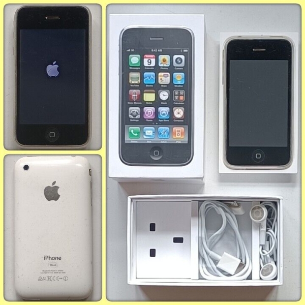Apple iPhone 3GS (A1303) Sammler Smartphone (entsperrt), 16GB. Box & Inhalt.