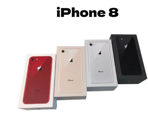Neu verpackt Apple iPhone 8 64GB entsperrt Smartphone 100 % Akku Gesundheit + 1 JAHR WTY