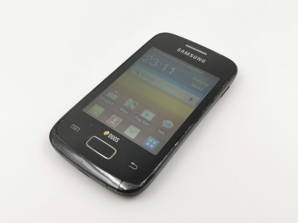 Samsung  Galaxy Y Duos Strong Black Schwarz Smartphone Dual SIM GT-S6102