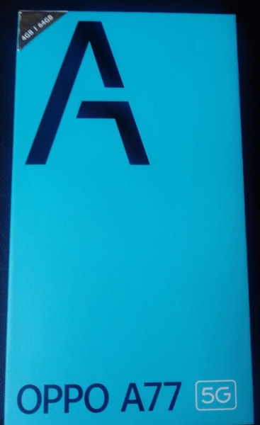 Smartphone OPPO A77 5G  blau  4GB  64GB  6,56″  5000 mAh   Dual Sim  USB-C  NEU