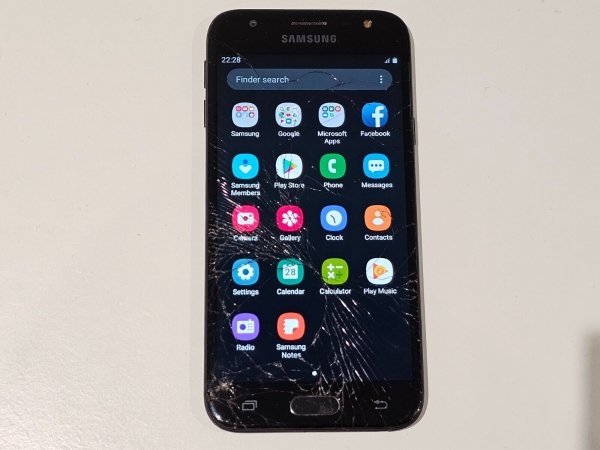 Samsung Galaxy J3 2017 schwarz Smartphone SM-J330FN (werkseitig entsperrt)
