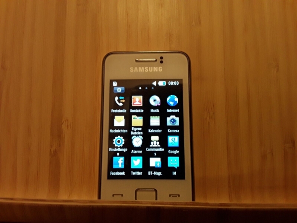 Handy Samsung Rex80 GT S5220 weiss  ohne Simlock Smartphone