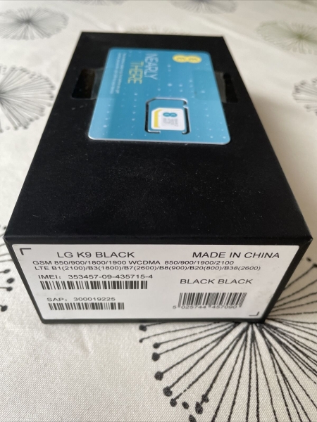 LG K9 Smartphone 12,7 cm (5,0 Zoll) Display, 16GB Speicher schwarz Neu unbenutzt EE