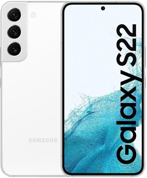 Samsung Galaxy S22 S901B/DS Smartphone 256GB Weiß Phantom White – Sehr Gut