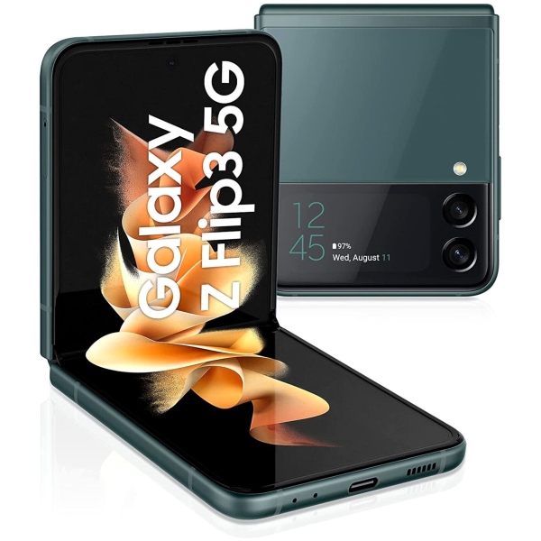 Samsung F711B Galaxy Z Flip3 5G 128GB 6,7 Zoll Handy Smartphone Faltbar grün