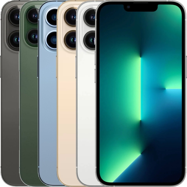 Apple iPhone 13 PRO MAX alle Größen – alle Farben – ENTSPERRT Smartphone *unberührtes A +