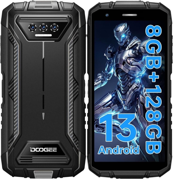 DOOGEE S41 Plus robustes Smartphone – 8GB RAM+128GB ROM, Android 13 robustes Handy