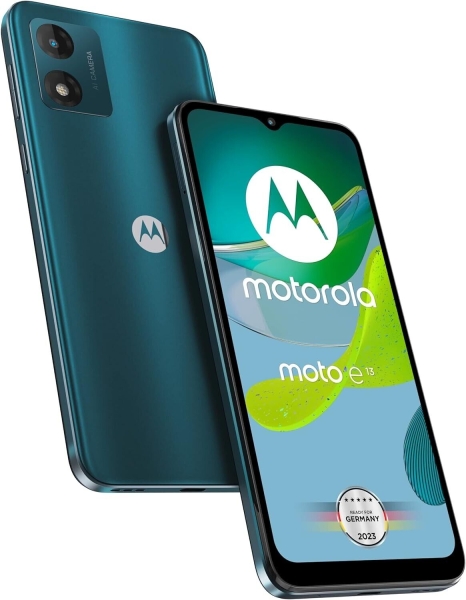 Motorola Moto e13 Smartphone (6,52′-HD+-Display, 13-MP-Kamera, 2/64 GB, 5000 mAh