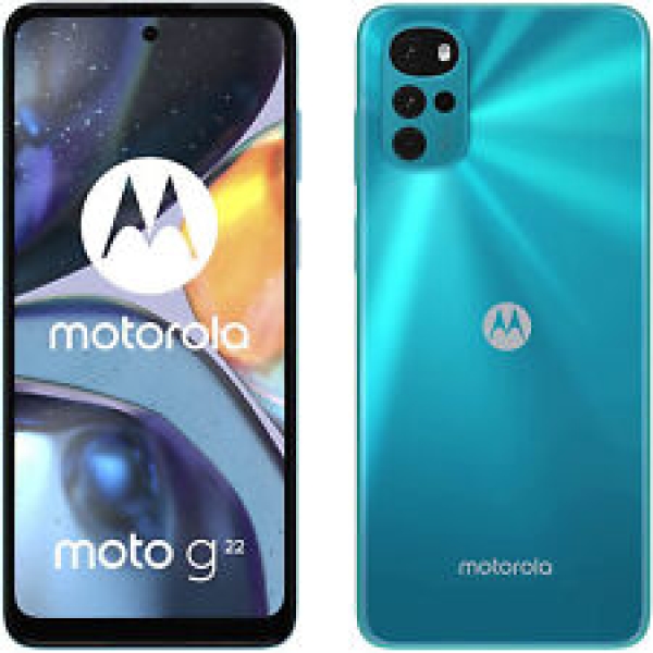 Motorola Moto G22 4G 6,5″ Smartphone XT2231-2 64GB 4GB RAM SIM-frei blau – Brandneu in Verpackung