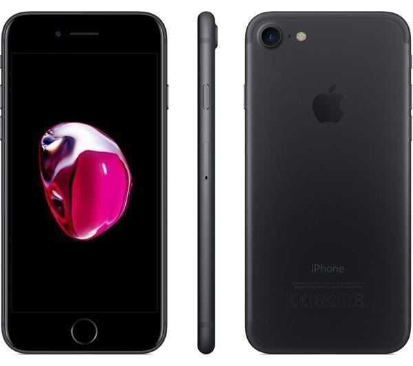 Apple iPhone 7 128GB schwarz Smartphone gesperrt Vodafone geknackter Bildschirm + Kamera E3