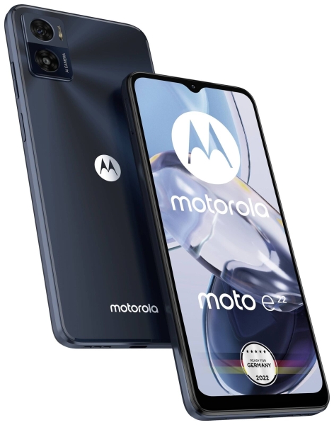 Motorola moto e22 Smartphone 32 GB 16.5 cm (6.5 Zoll) Schwarz AndroidTM 12 Dual-