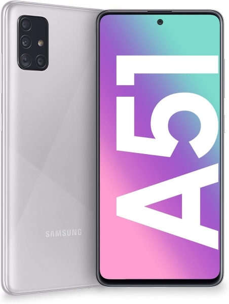 Samsung Galaxy A51 A515 128GB Silber Silver Smartphone Handy Android OVP Neu