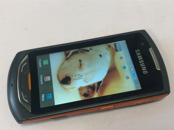 Samsung Monte S5620 – Schwarz & Orange (entsperrt) Smartphone Handy – tote Pixel