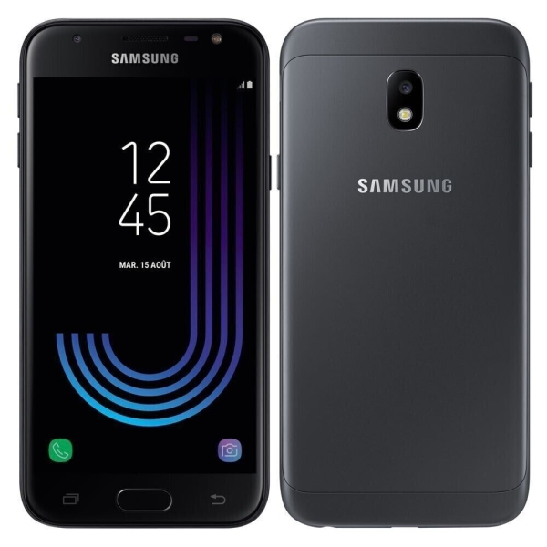 Samsung Galaxy J3 (2017) SM-J330 – 16 GB – Smartphone schwarz (entsperrt) Klasse A