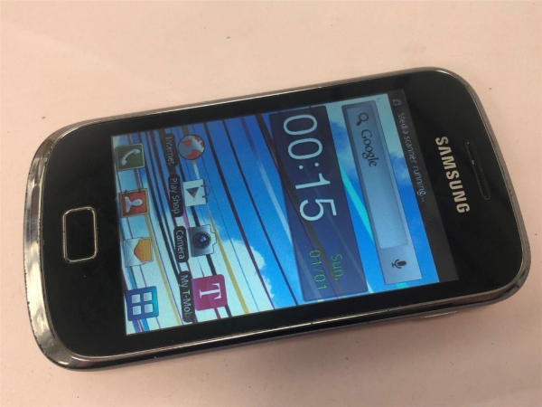 Samsung Galaxy Mini 2 S6500 schwarz (entsperrt) Android Smartphone voll funktionsfähig