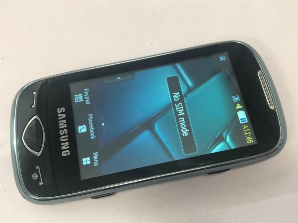 Samsung S5560 Marvel schwarz (entsperrt) Smartphone voll funktionsfähig