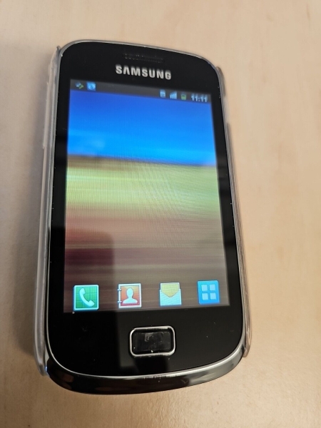 Samsung GT S6500 – Smartphone schwarz/silber (entsperrt)