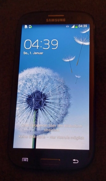 Samsung  Galaxy S III SGH-T999 – 16GB – Pebble Blue (Ohne Simlock) Smartphone