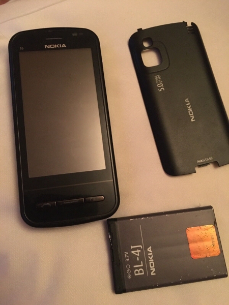 Nokia  C6-00 – Schwarz Smartphone Display Geht Nicht An