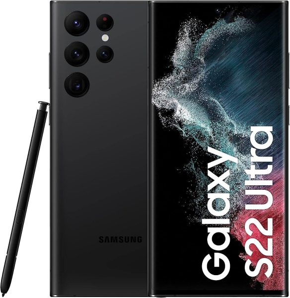 Samsung Galaxy S22 Ultra 5G Black Schwarz 128GB Smartphone Handy Android OVP Neu