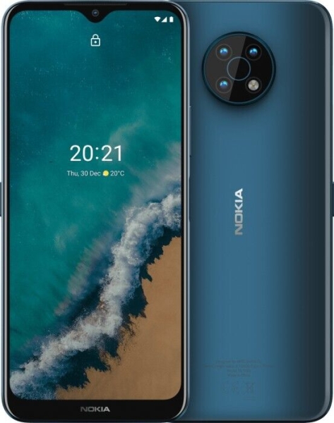 Nokia G50 128GB Dual SIM ocean blue Smartphone Hervorragend – Refurbished