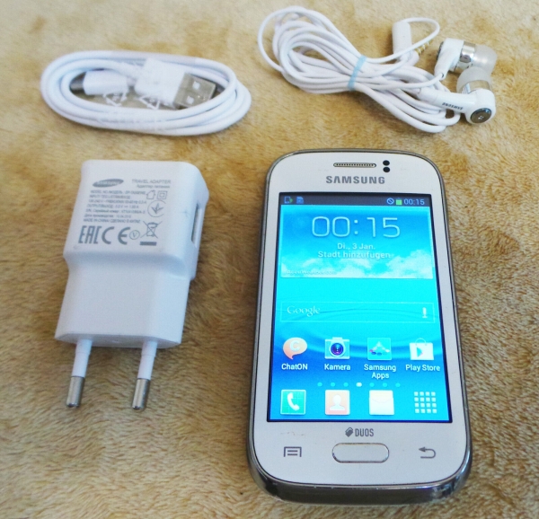 Samsung Galaxy Young DUOS GT-S6312 Weiß Smartphone