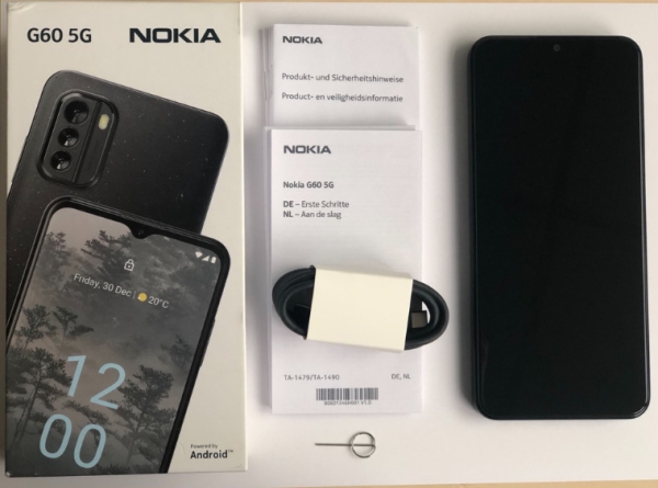 NOKIA G60 128 GB Black Handy Smartphone