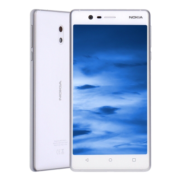 Nokia 3 Dual-SIM 16GB Silber/Weiß Android Smartphone wie neu