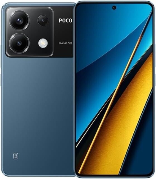Smartphone Xiaomi Poco X6 5G – 8 GB / 256 GB – Blau – Neu & OVP